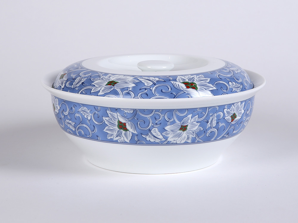 58头中餐具--蓝锦百合