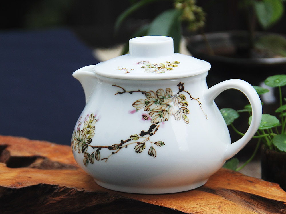 3头随手泡茶具--海棠花开