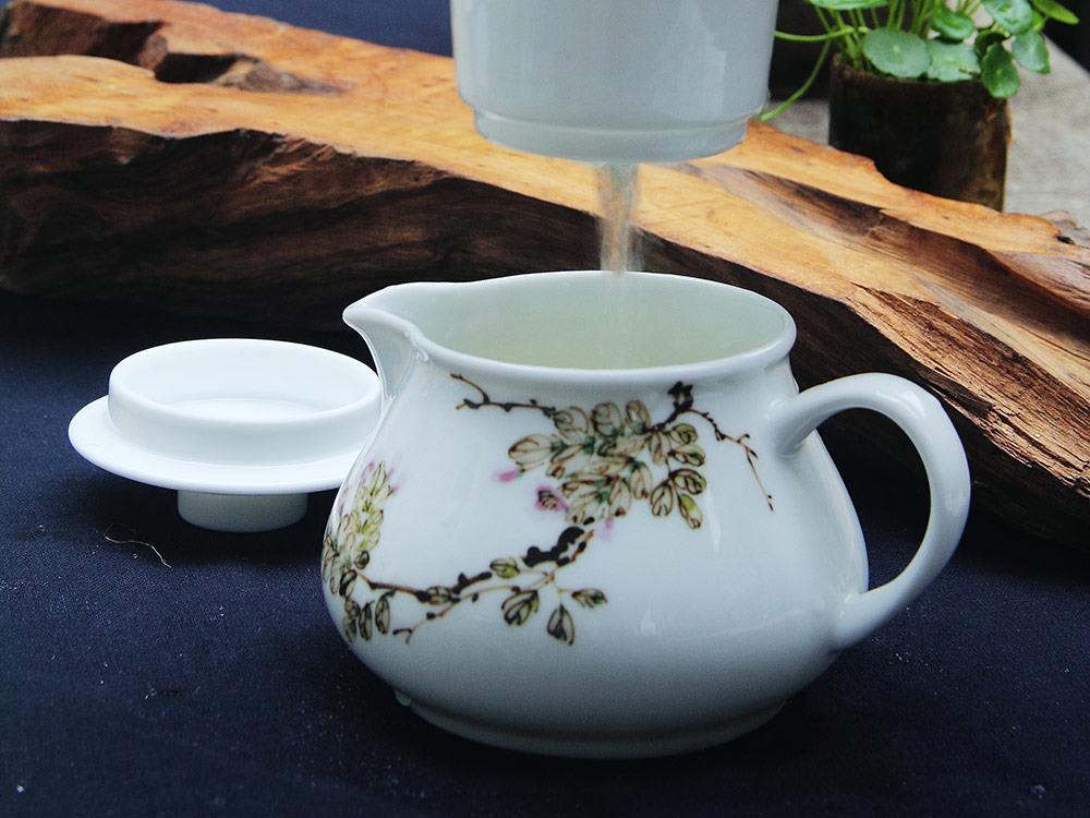 3头随手泡茶具--海棠花开