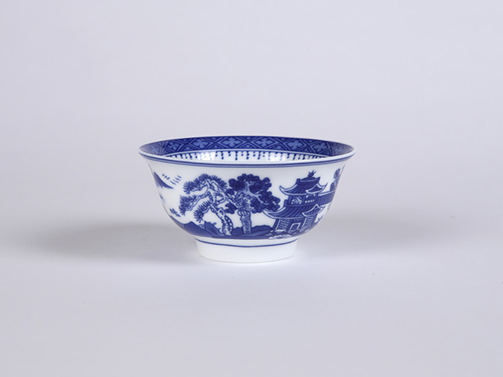 32头釉中国瓷青花梧桐中餐具