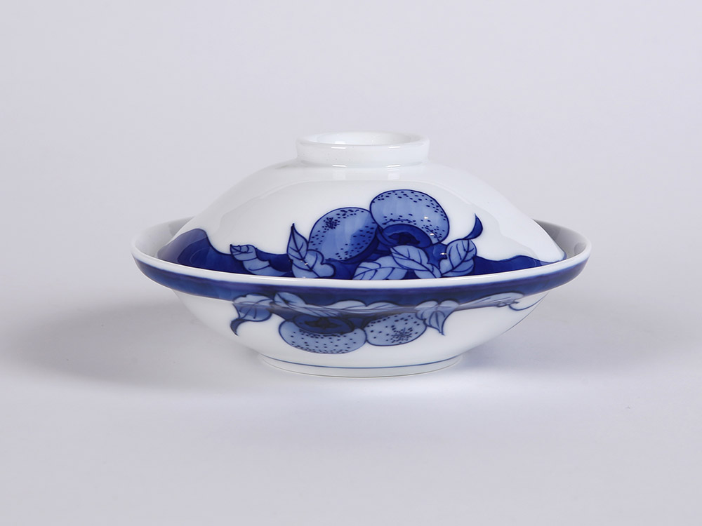 56头釉下手绘青花事事如意中餐具